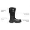 image:imageMUCK Mens 16 Pathfinder XF Extended Fit Comp Toe BootBlack