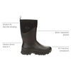 image:imageMUCK Mens Arctic Ice Mid Waterproof Snow BootsBlack