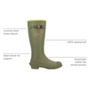 image:imageMUCK Mens Harvester Tall Rubber BootOlive Black
