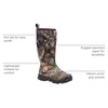 image:imageMUCK Mens Mossy Oak Country DNA Woody Arctic Ice Tall Boot  Vibram AGATMossy Oak Breakup Country