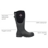 image:imageMUCK Womens Chore Wide Calf Tall BootBlack