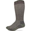 image:imageMUCK Boot Mens Heavyweight Full Cushion Merino Wool Tall Boot Socks 2 Pair PackBrownGreen