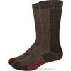 image:imageMUCK Boot Mens Merino Wool Heavyweight Mid Calf Boot Socks 2 Pair PackBrown