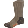 image:imageMUCK Boot Mens Ultra Dri Year Round Crew Boot Socks 2 Pair PackKhaki