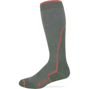 image:imageMUCK Boot Mens Heavyweight 75 Merino Wool Tall Boot Socks 1 Pair Pack Green Large