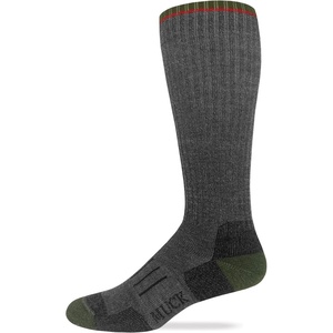 image:imageMUCK Boot Mens Merino Wool Full Cushion Tall Boot Socks 1 Pair PackDark Olive