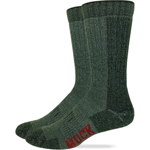 image:imageMUCK Boot Mens Merino Wool Heavyweight Mid Calf Boot Socks 2 Pair PackGreen