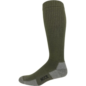 image:imageMUCK Boot Mens Merino Wool Lightweight Everyday Tall Boot Socks 1 Pair PackOlive