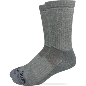 image:imageMUCK Boot Mens Merino Wool Year Round Full Cushion Crew Boot Socks 1 Pair PackCharcoal