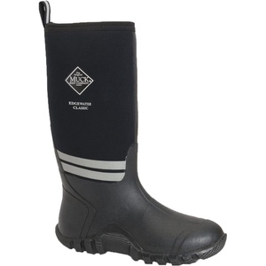 image:imageMUCK Mens Edgewater Classic Mid BootBlackSilver Reflective