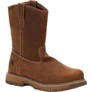 image:imageMUCK Wellie Classic Soft Toe Mens Leather Work Boots Medium WidthBrown