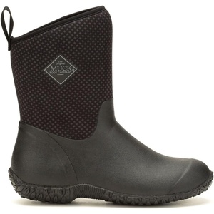 image:imageMUCK Womens Originals Ankle BootBlackGrayRoses Print