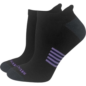 image:imageMuck Boot Ladies UltraDri Heel Tab Ankle Socks 2 PackBlackLilac