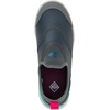 image:imageMUCK Womens Outscape Slip OnDark GrayTealPink