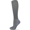 image:imageMUCK Boot Ladies Lightweight Merino Wool Everyday Knee High Boot Socks 1 Pair Pack US Alpha Medium Regular Regular Grey