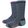 image:imageMUCK Boot Youth Boys Girls Heavyweight Merino Wool Blend Camo Boot Socks 2 Pair PackFuchsiaTeal