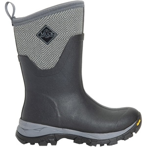 image:imageMUCK BOOT Womens Arctic Ice AGAT Waterproof Lightweight Warm Mid Rubber Rain BootsBlack