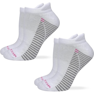 image:imageMUCK Boot Ladies Ultra Dri Low Cut Heel Tab Socks 2 Pair PackWhite