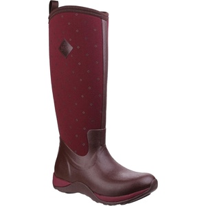 image:imageMuck Arctic Ice Extreme Conditions Tall Rubber Womens Winter Boots with Arctic Grip OutsoleCordovan Quilt